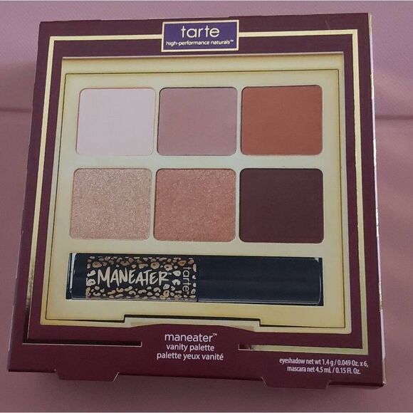 BNIB~Tarte Cosmetics Maneater Vanity Eyeshadow Palette - Picture 1 of 4